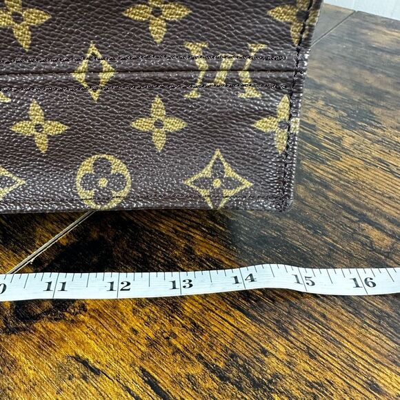 Louis Vuitton Vintage Monogram Sac Plat Tote Bag - Picture 16 of 16